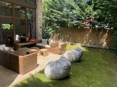 Faget, casa premium, proiect premiat, sauna, gradina privata